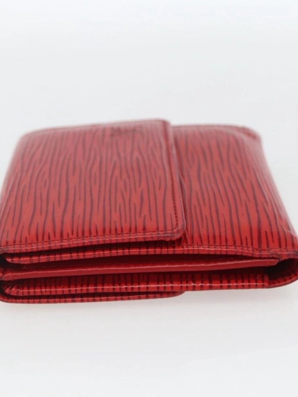 LOUIS VUITTON Porte Monnaie Billets Cartes Credit Wallet Red - Picture 6 of 15